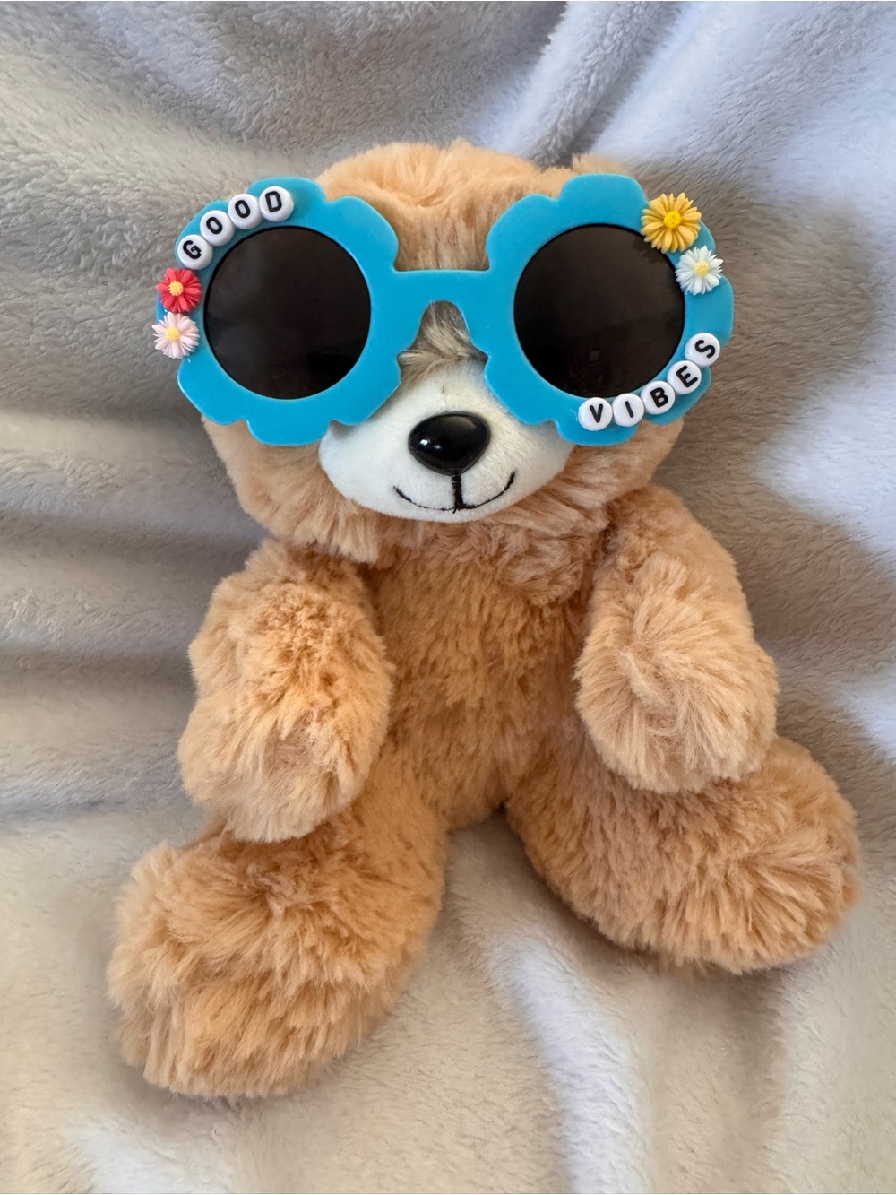Blue Flower Shaped Girl’s Sunglasses